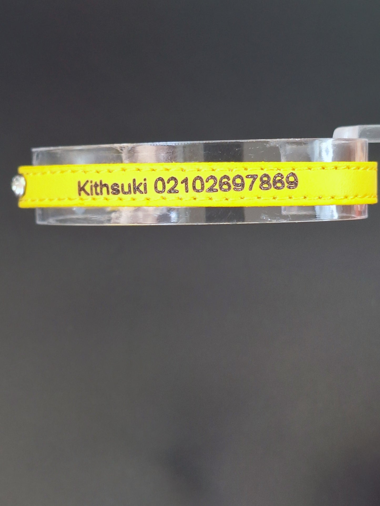 Personalized Leather Medical Information Wristband random fun surprise!