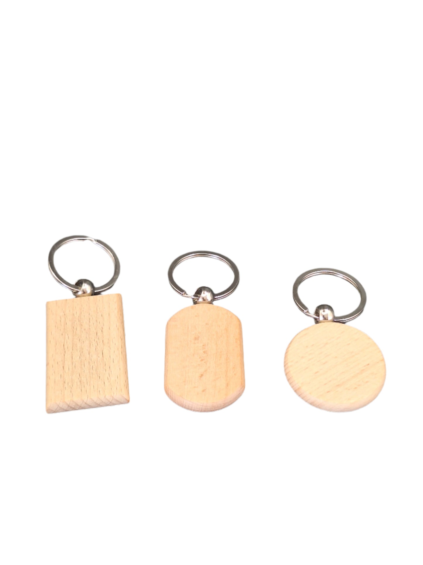 Personalized Wood Braille Keychain – With Custom family Image & Braille 4 letter
