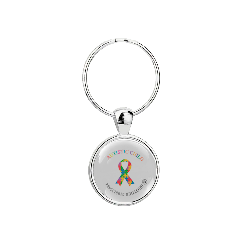 Medical id keychain for kids Autism Awareness Hidden contact number NZ