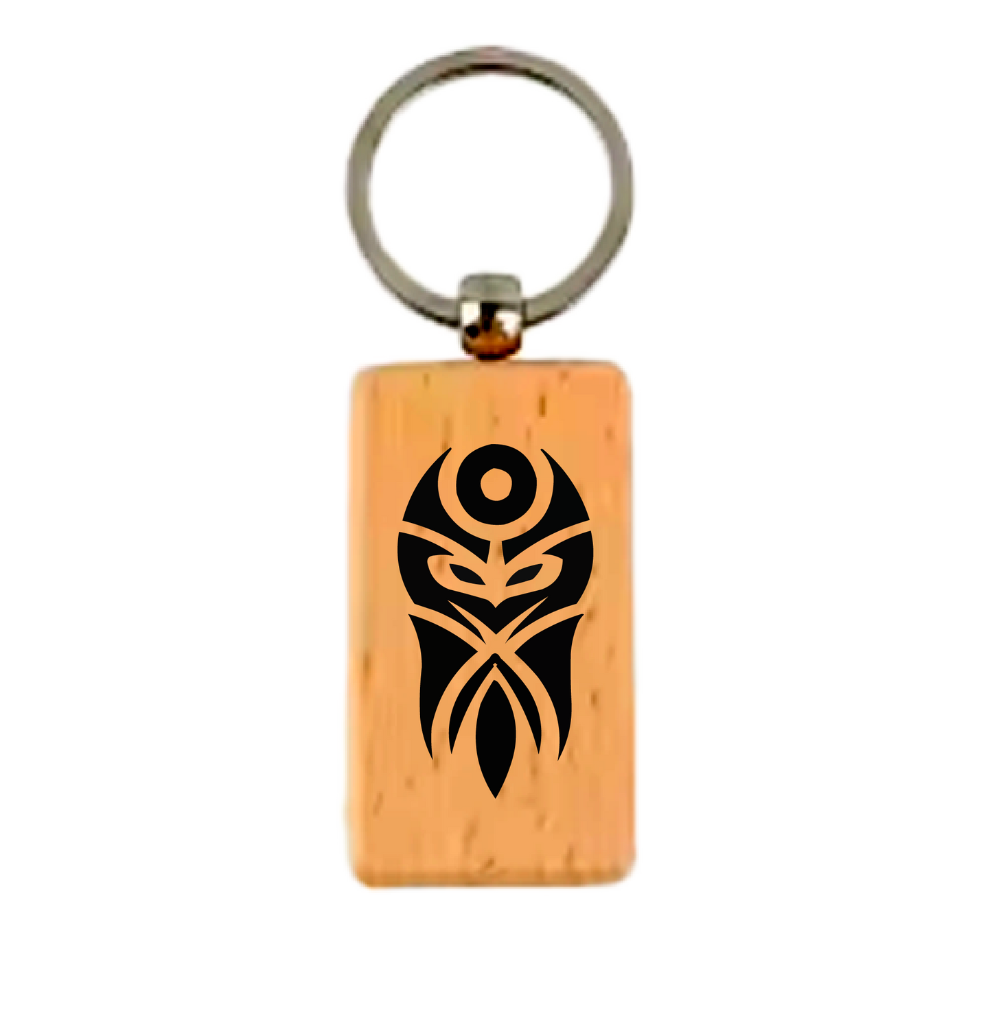 Māori Art Keychain Māori-inspired engraved design