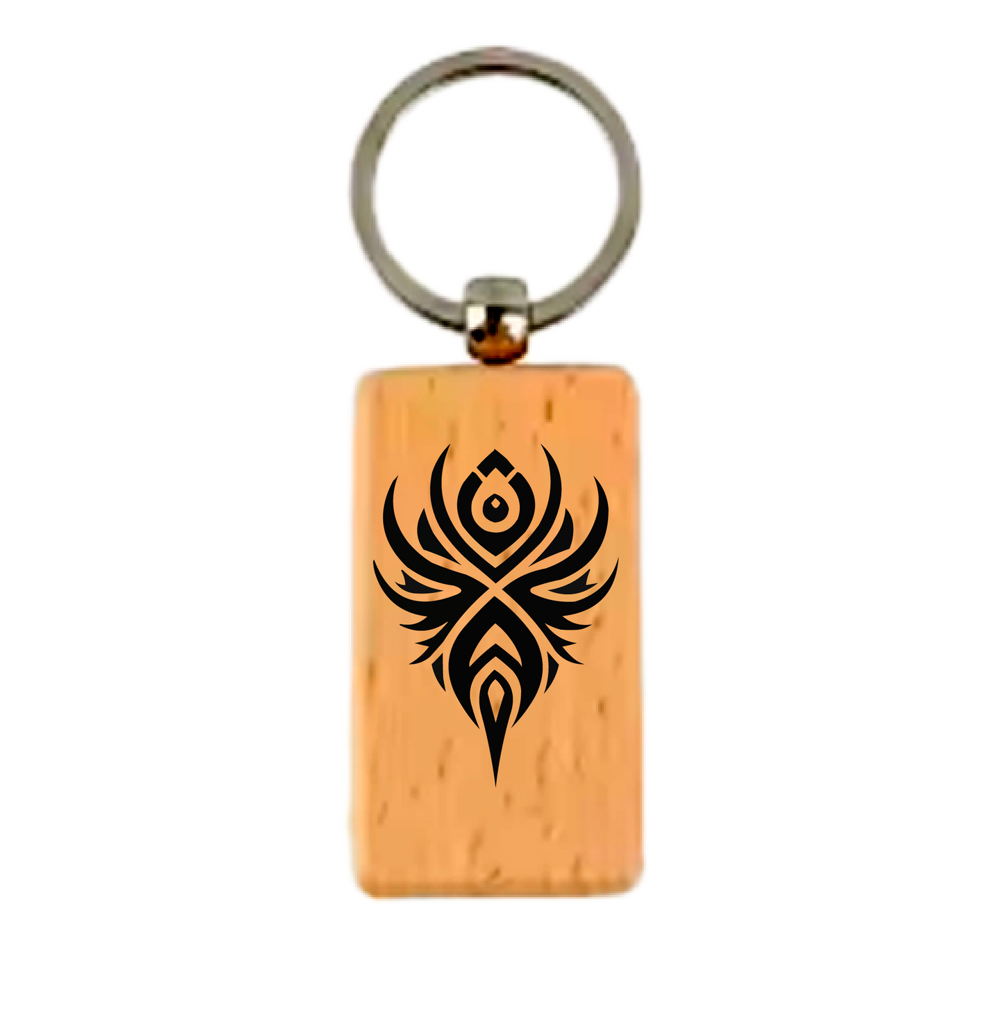 Māori Art Keychain Māori-inspired engraved design