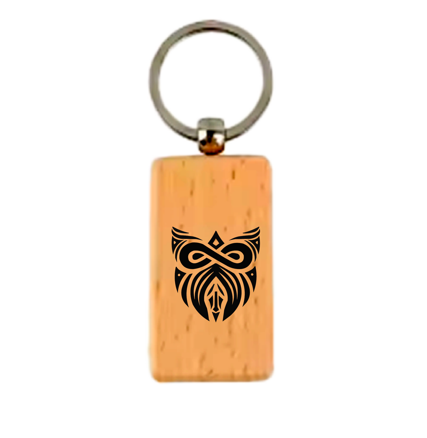 Māori Art Keychain Māori-inspired engraved design