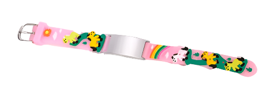 Kids ID Silicone Bracelet – Fun Cartoon Personalized Medical Alert Bracelet | Premium Multicolor Silicone Medical Bracelet - Aevora Designs Kids ID Silicone Bracelet – Fun Cartoon Personalized Medical Alert Bracelet | Premium Multicolor Silicone Medical Bracelet NZD Medical Information Wristband Aevora Designs WBSCSSK001