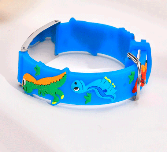 Kids ID Silicone Bracelet – Fun Cartoon Personalized Medical Alert Bracelet | Premium Multicolor Silicone Medical Bracelet - Aevora Designs Kids ID Silicone Bracelet – Fun Cartoon Personalized Medical Alert Bracelet | Premium Multicolor Silicone Medical Bracelet NZD Medical Information Wristband Aevora Designs WBSCSSK001