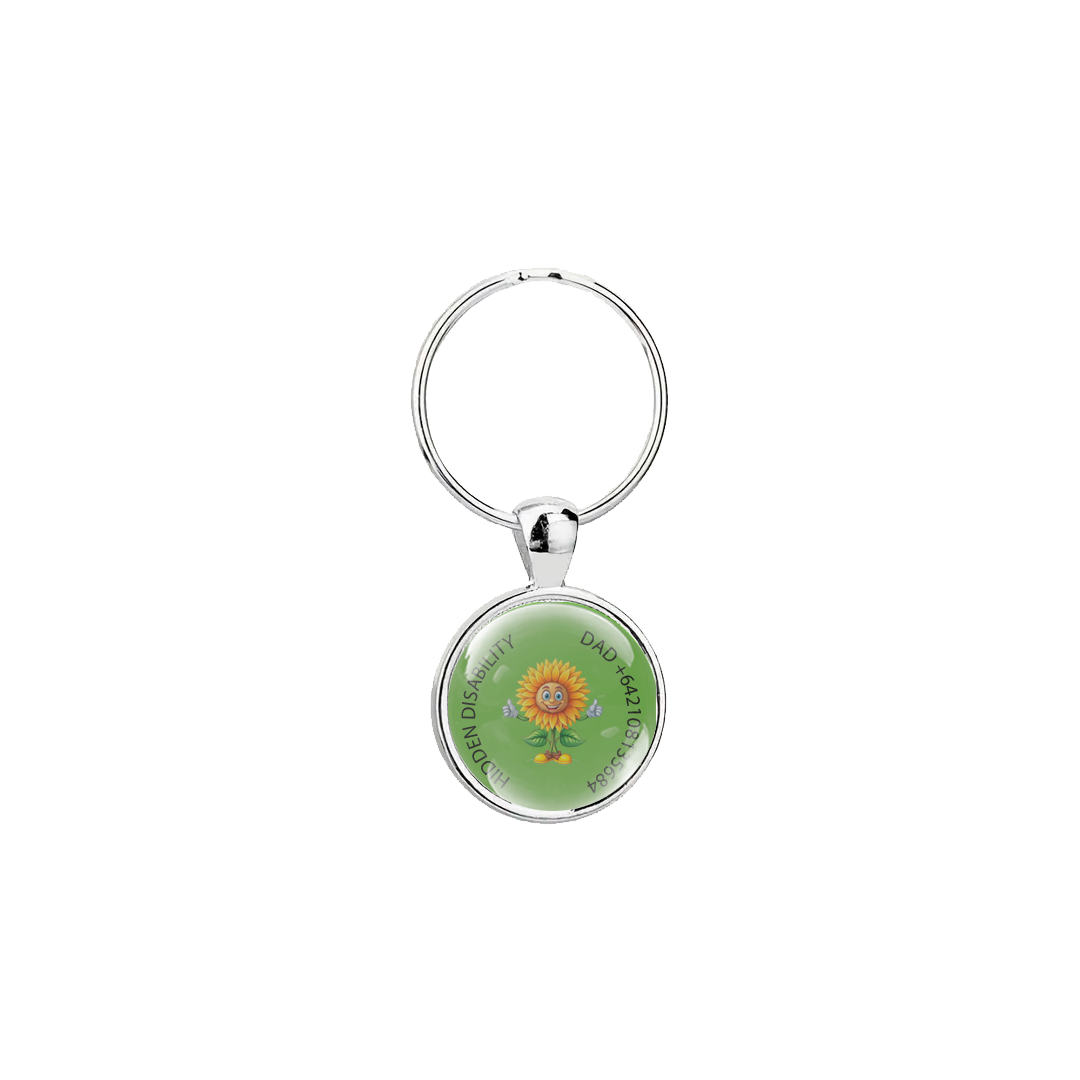 Medical ID & Hidden Disability Keychain NZ | Custom Engraved Safety Tag