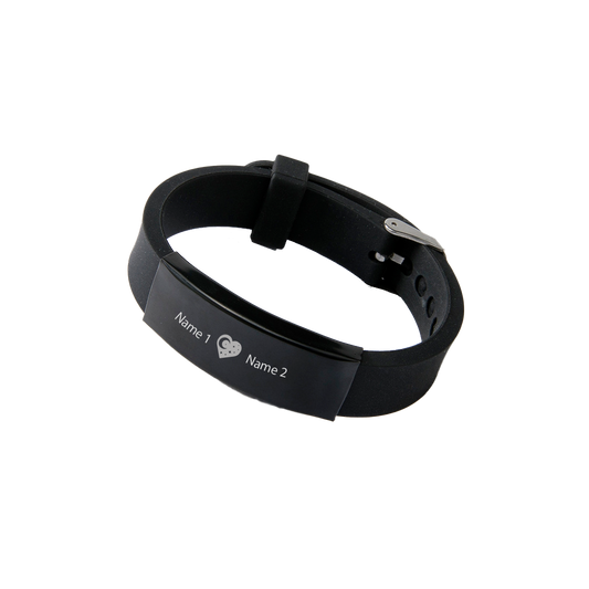 Lovers Custom Bracelet | Personalised Engraved Couple Gift NZ Free NZ Delivery