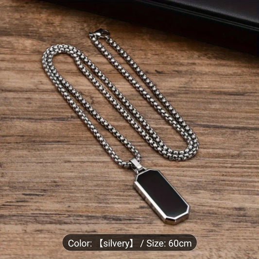 Fashionable European rectangle necklace NZ