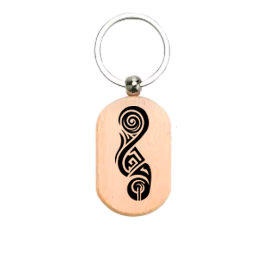 Māori Art Keychain