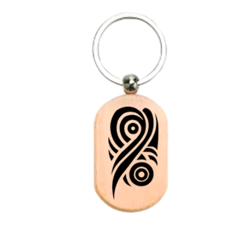 Māori Art Keychain