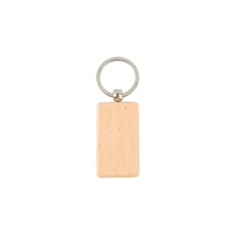 Personalized Wood Braille Keychain – With Custom family Image & Braille 4 letter