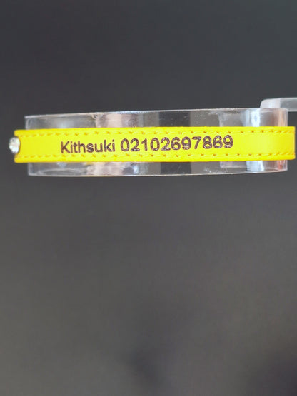 Personalized Leather Medical Information Wristband random fun surprise!