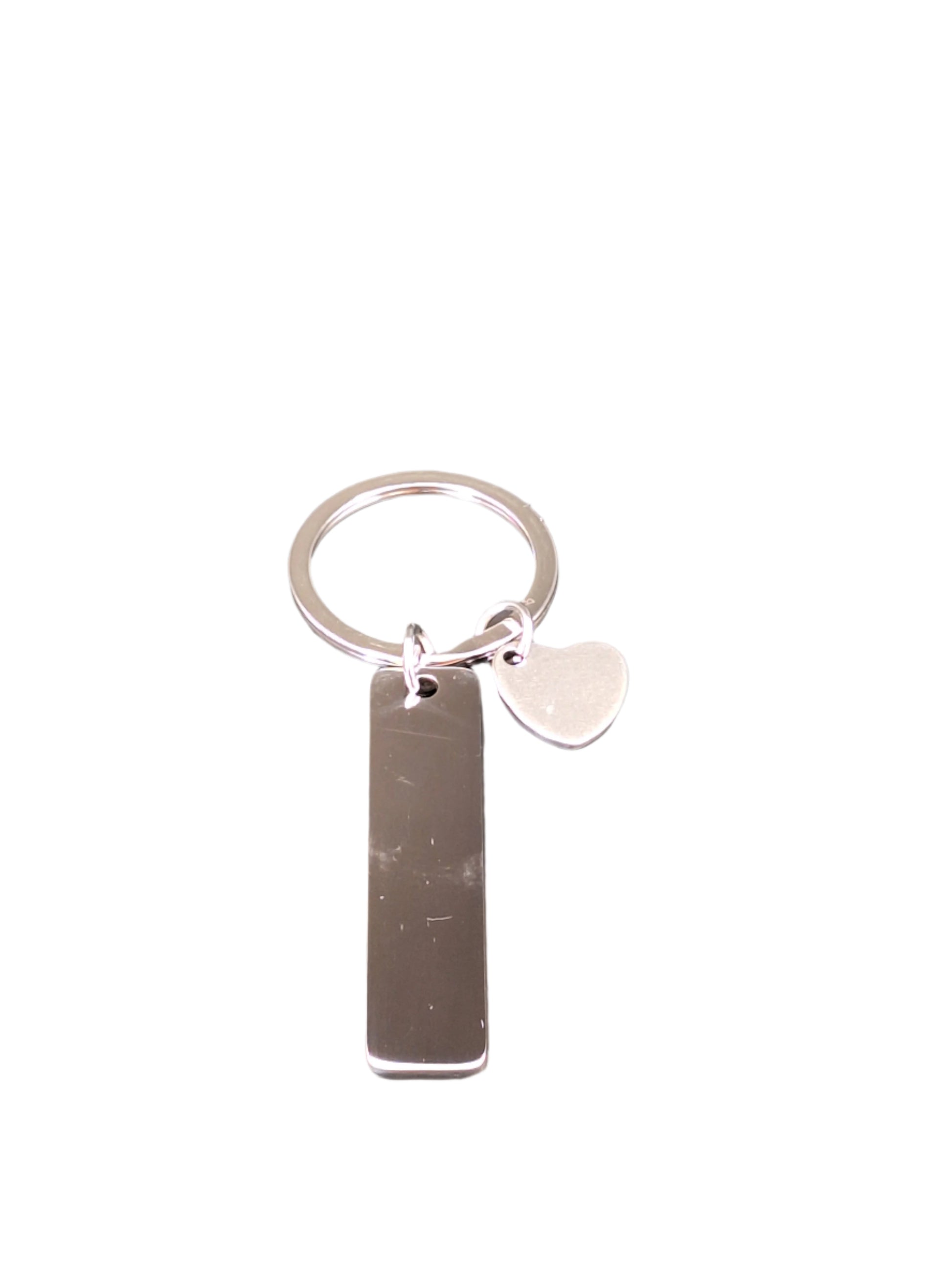 Custom Stainless Steel Keychain heart charm - Aevora Designs Custom Stainless Steel Keychain heart charm  NZD Stainless Steel Aevora Designs KCSSCh001