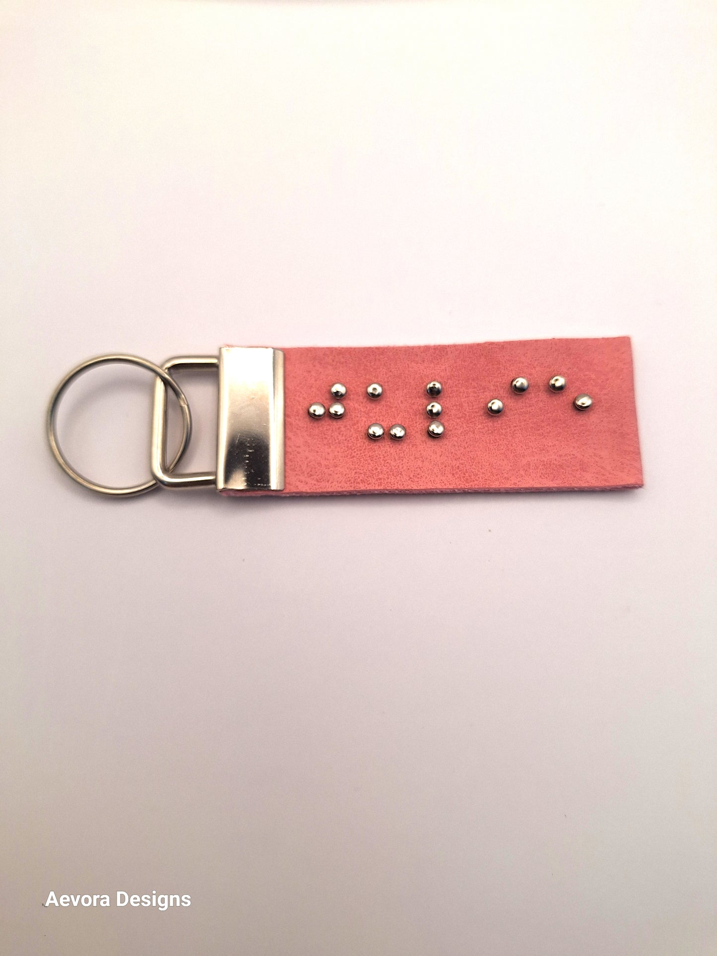 Braille Leather Name Tag