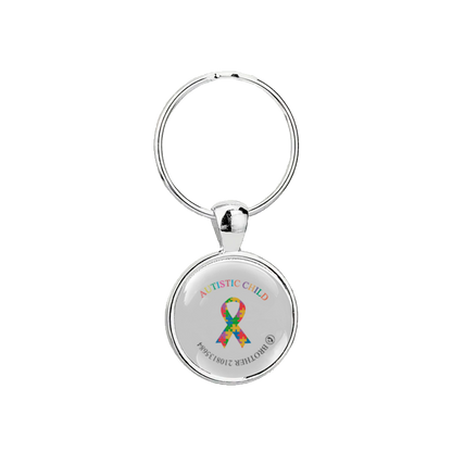 Medical id keychain for kids Autism Awareness Hidden contact number NZ