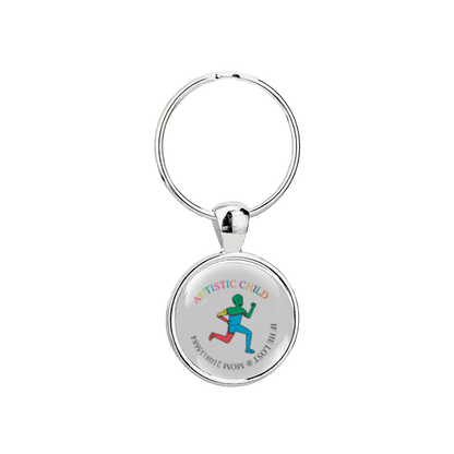 Medical id keychain for kids Autism Awareness Hidden contact number NZ