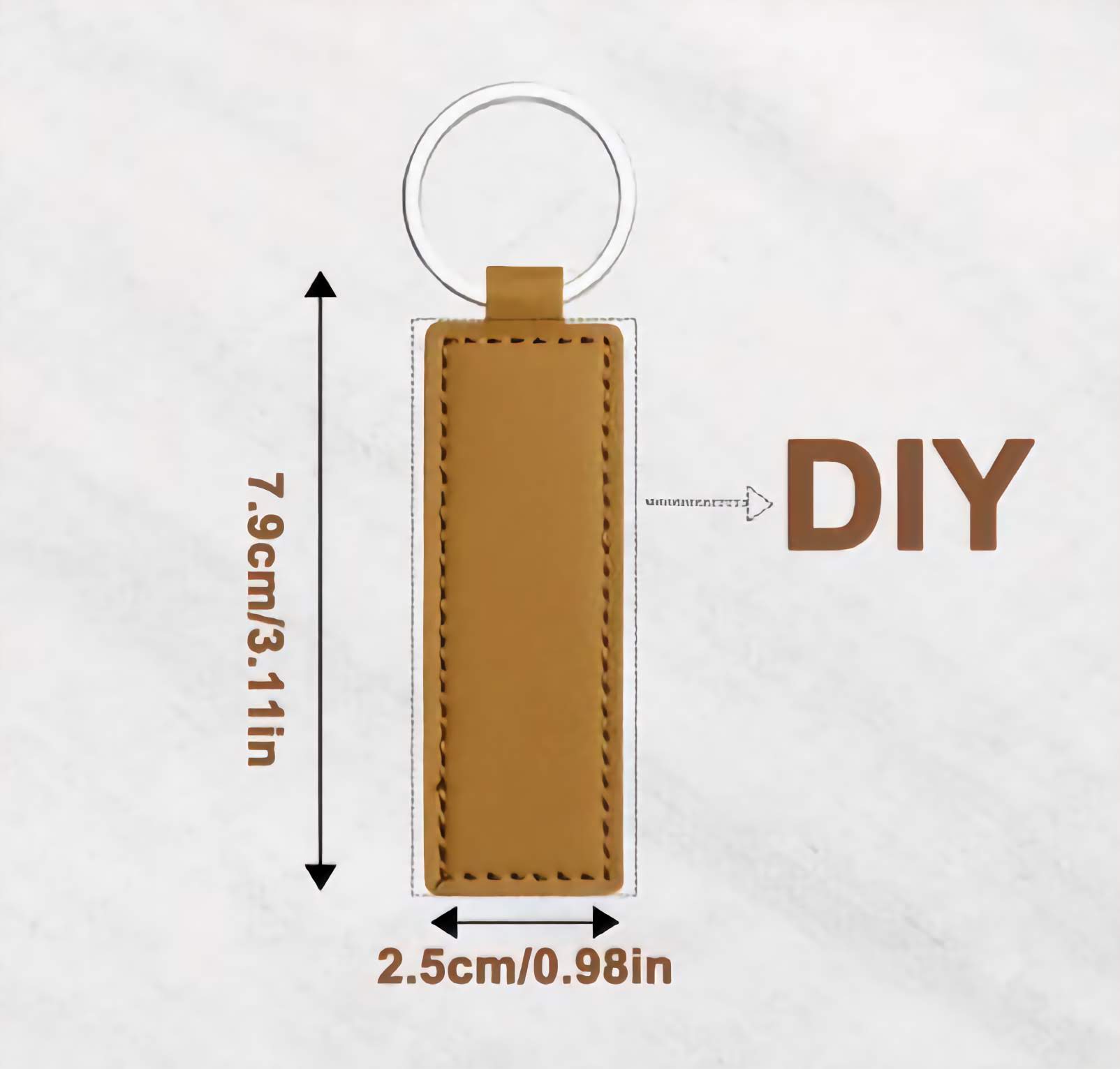  Engraved Keychain Rectangle