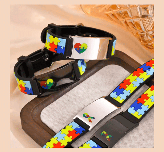 Lovely Puzzle Piece Autism Bracelet for Kids