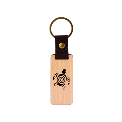 Personalized Wood Keychain with braille 6 letter text , Personalised Braille Keychains for Gifts – Custom Wood Name Tags | Aevora Designs NZ worldwide shipping