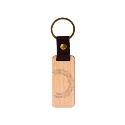Personalized Wood Keychain with braille 6 letter text , Personalised Braille Keychains for Gifts – Custom Wood Name Tags | Aevora Designs NZ worldwide shipping