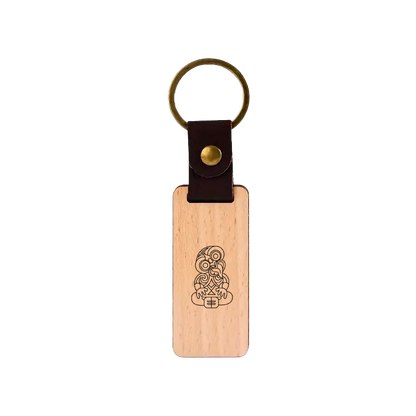 Personalized Wood Keychain with braille 6 letter text , Personalised Braille Keychains for Gifts – Custom Wood Name Tags | Aevora Designs NZ worldwide shipping