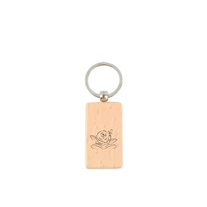 Five-Letter Braille Word Wooden Keychain| Aevora Designs NZ worldwide shipping