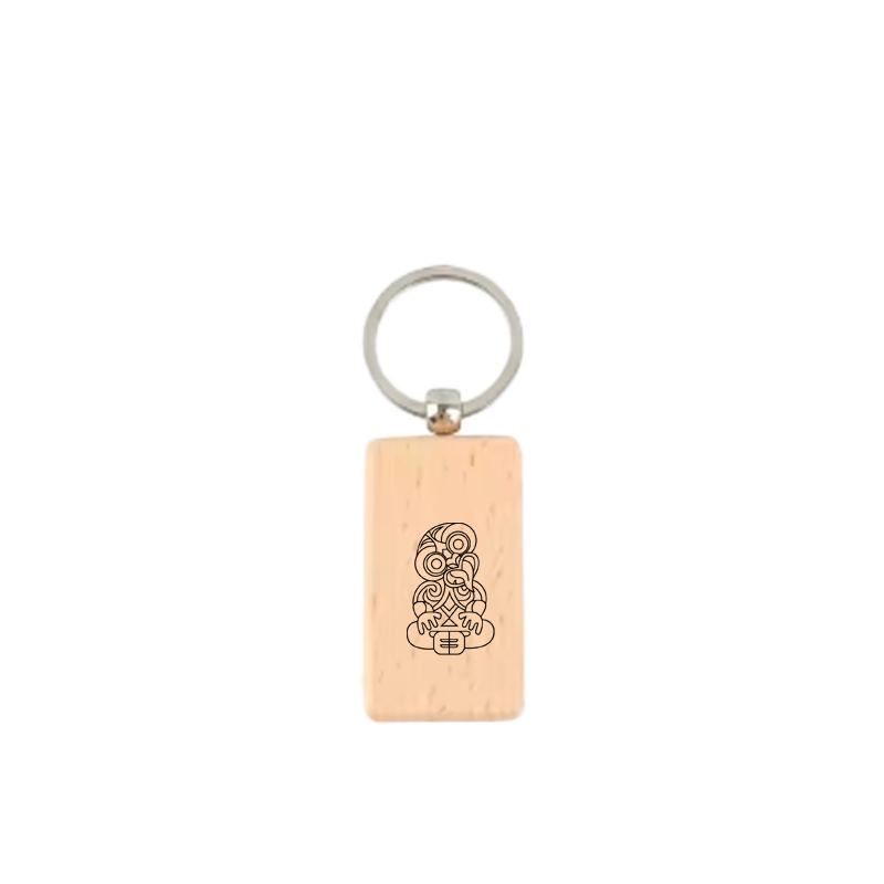 Five-Letter Braille Word Wooden Keychain| Aevora Designs NZ worldwide shipping