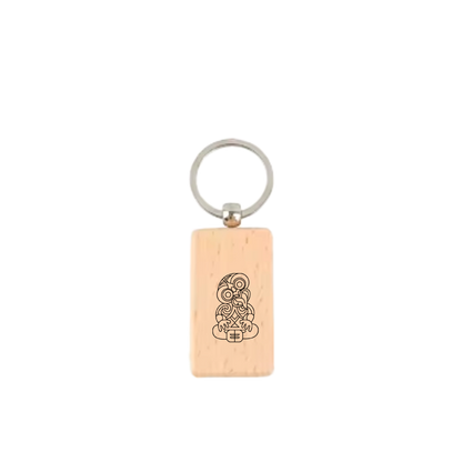 Five-Letter Braille Word Wooden Keychain| Aevora Designs NZ worldwide shipping