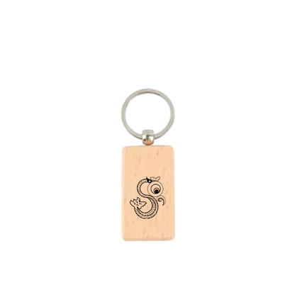 Five-Letter Braille Word Wooden Keychain| Aevora Designs NZ worldwide shipping