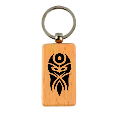 Wooden Braille Name Keychain - Braille 5 letters Personalised Braille Keychains for Gifts – Custom Wood Name Tags | Aevora Designs NZ worldwide shipping