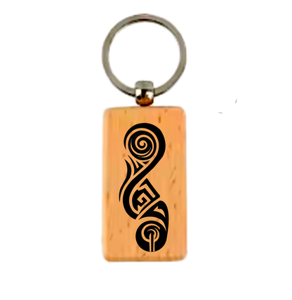 Wooden Braille Name Keychain - Braille 5 letters Personalised Braille Keychains for Gifts – Custom Wood Name Tags | Aevora Designs NZ worldwide shipping