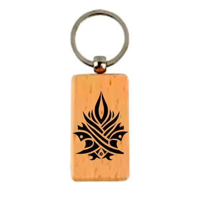 Wooden Braille Name Keychain - Braille 5 letters Personalised Braille Keychains for Gifts – Custom Wood Name Tags | Aevora Designs NZ worldwide shipping