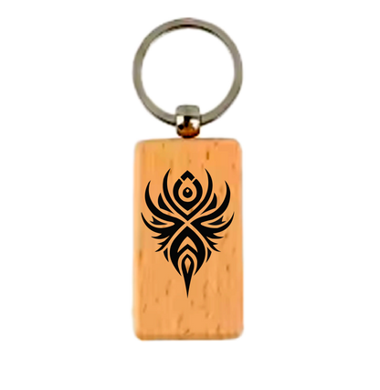 Wooden Braille Name Keychain - Braille 5 letters Personalised Braille Keychains for Gifts – Custom Wood Name Tags | Aevora Designs NZ worldwide shipping