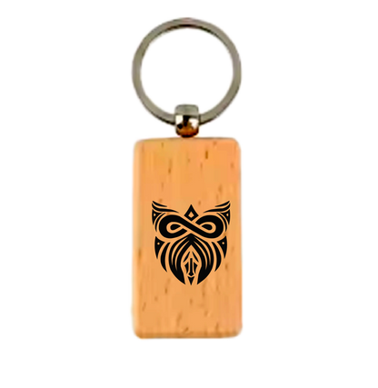 Wooden Braille Name Keychain - Braille 5 letters Personalised Braille Keychains for Gifts – Custom Wood Name Tags | Aevora Designs NZ worldwide shipping