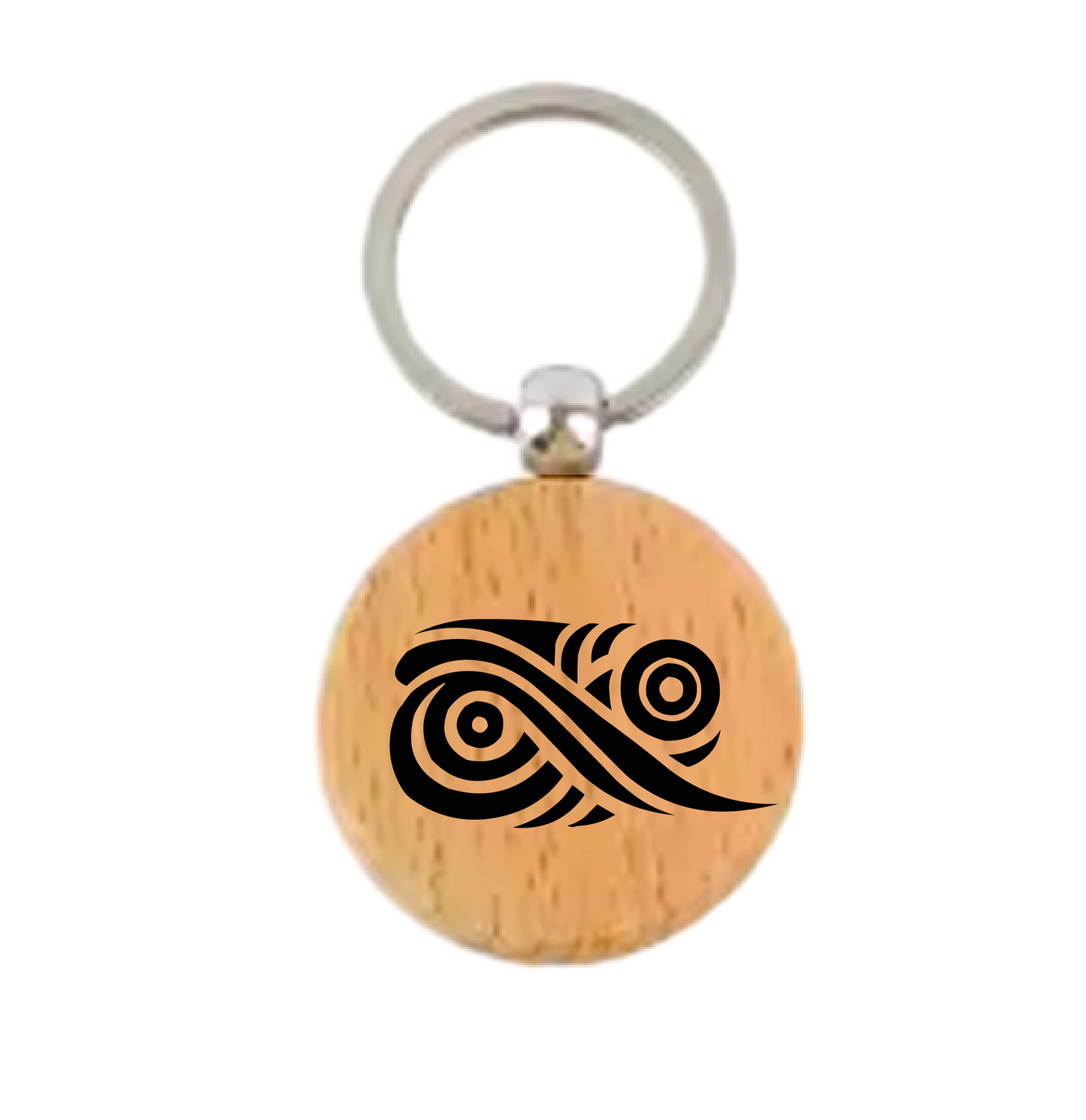 Māori Art Keychain Māori-inspired engraved design