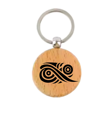 Māori Art Keychain Māori-inspired engraved design