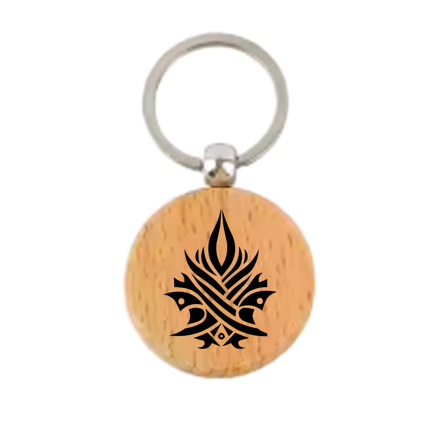 Māori Art Keychain Māori-inspired engraved design