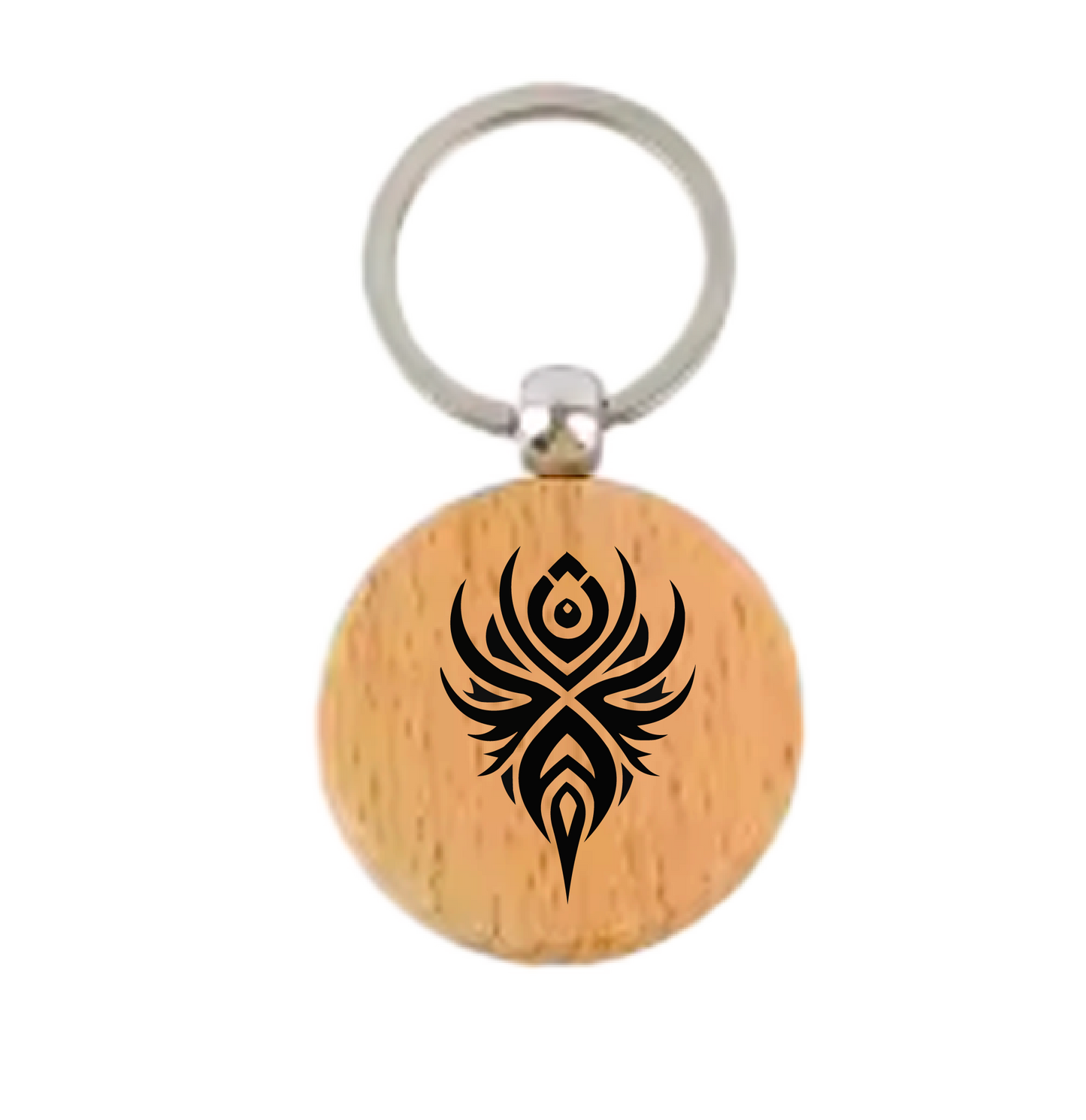 Māori Art Keychain Māori-inspired engraved design