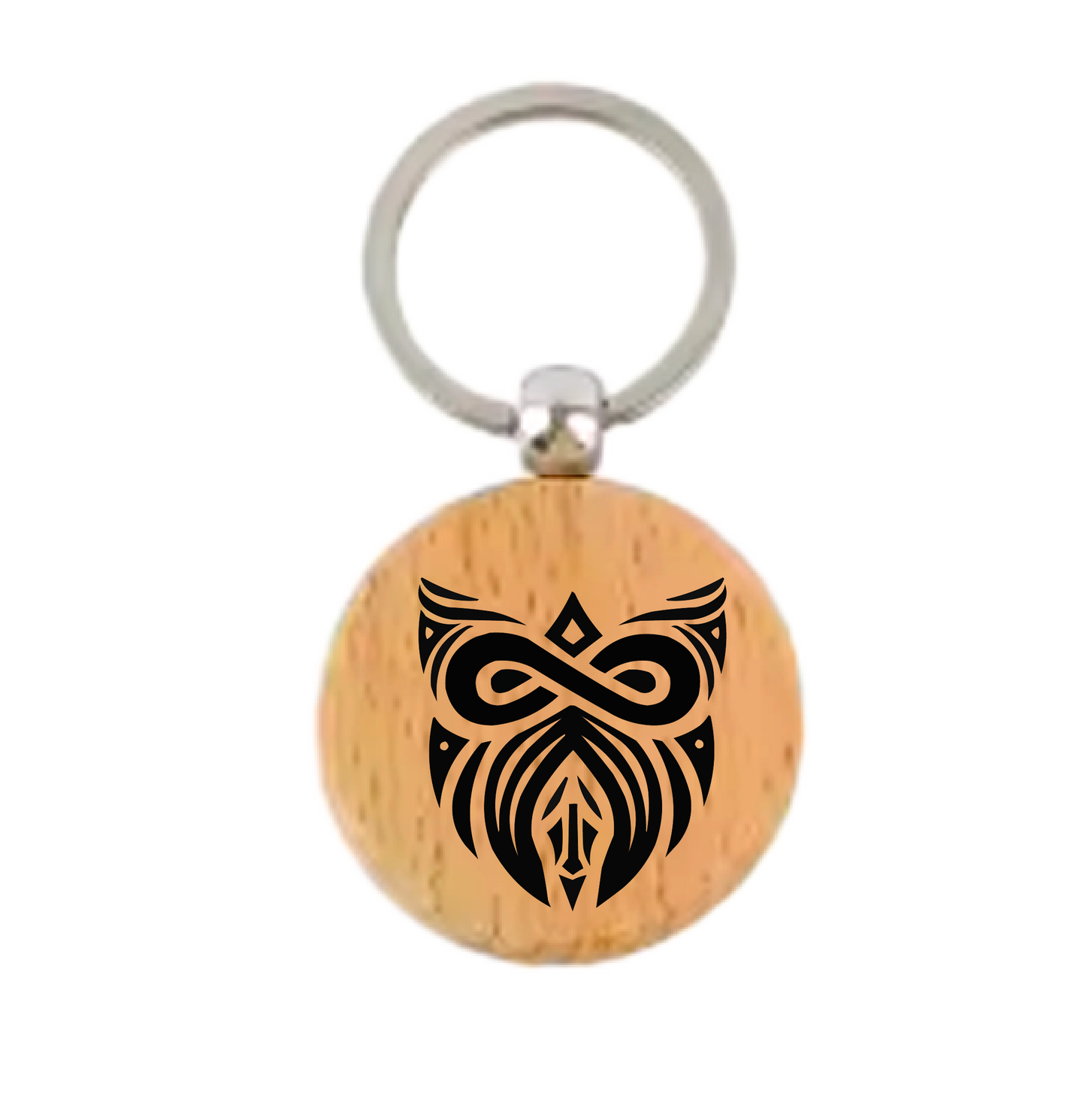 Māori Art Keychain Māori-inspired engraved design