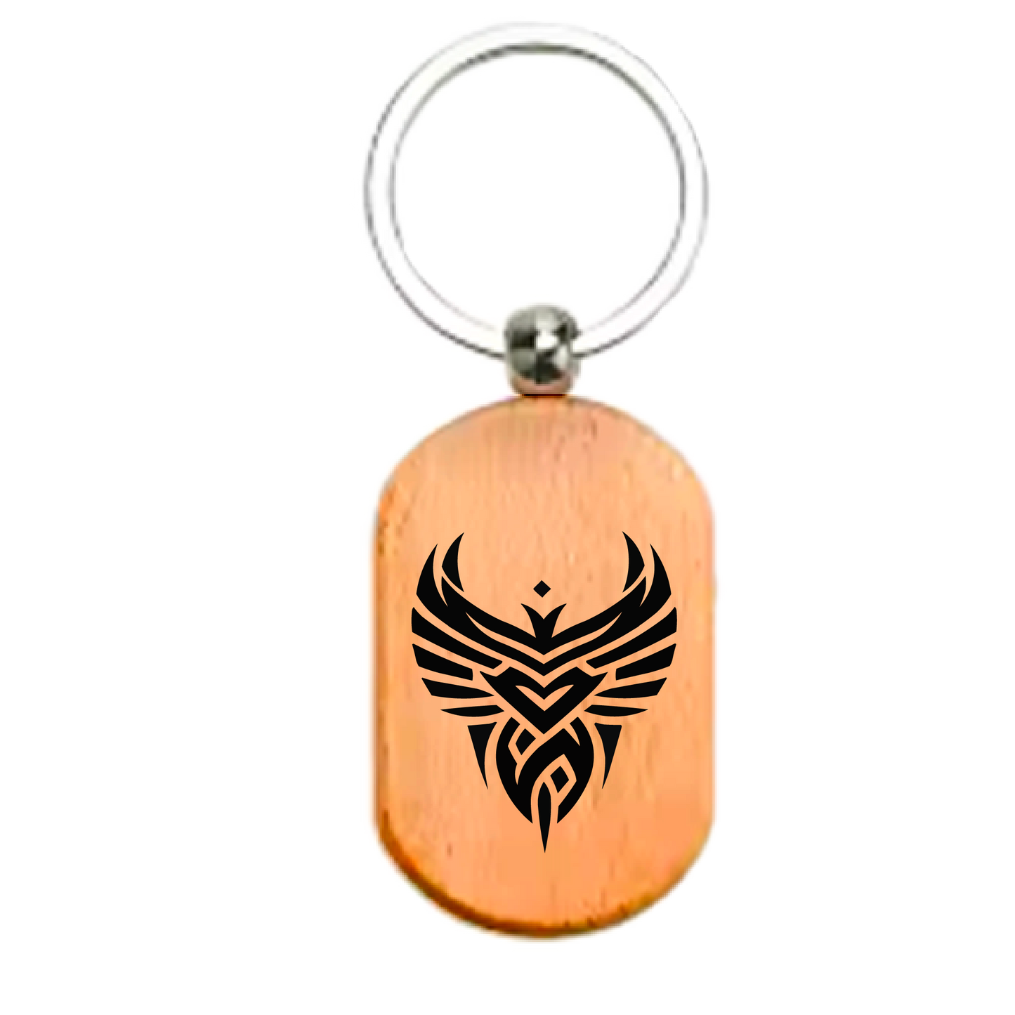 Māori Art Keychain Māori-inspired engraved design