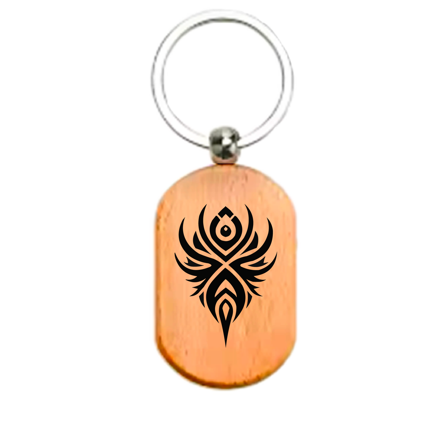 Māori Art Keychain Māori-inspired engraved design