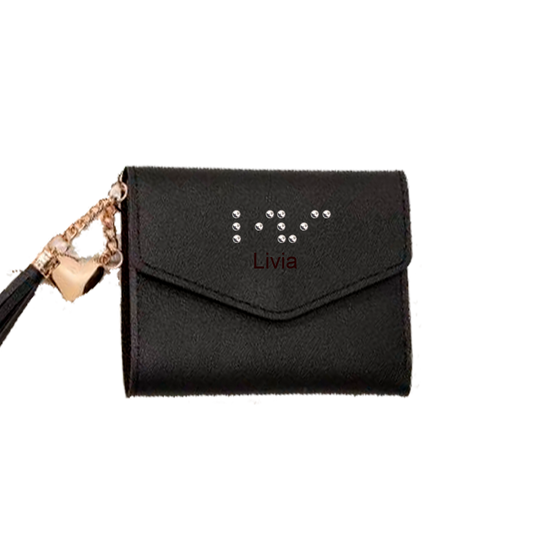 Women’s Wallet with Custom Braille – Compact, Stylish & Inclusive | NZ & AU