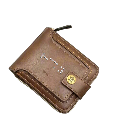 Men's Wallet with Braille