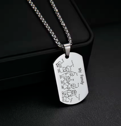 Tiny Artist Necklace