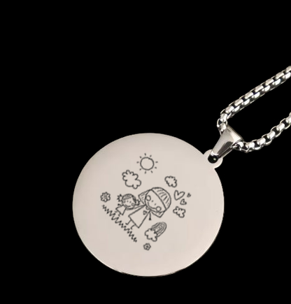 Tiny Artist Necklace