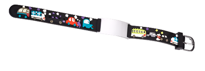 Kids ID Silicone Bracelet – Fun Cartoon Personalized Medical Alert Bracelet | Premium Multicolor Silicone Medical Bracelet - Aevora Designs Kids ID Silicone Bracelet – Fun Cartoon Personalized Medical Alert Bracelet | Premium Multicolor Silicone Medical Bracelet  NZD Medical Information Wristband Aevora Designs WBSCSSK001