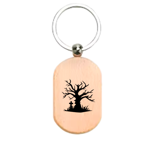 Halloween Special wooden keychain – Customised  Keychain for Kids