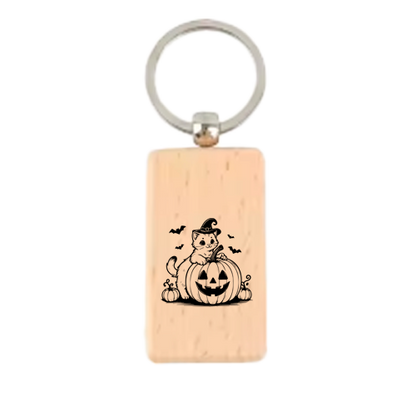 Halloween Special wooden keychain – Customised  Keychain for Kids