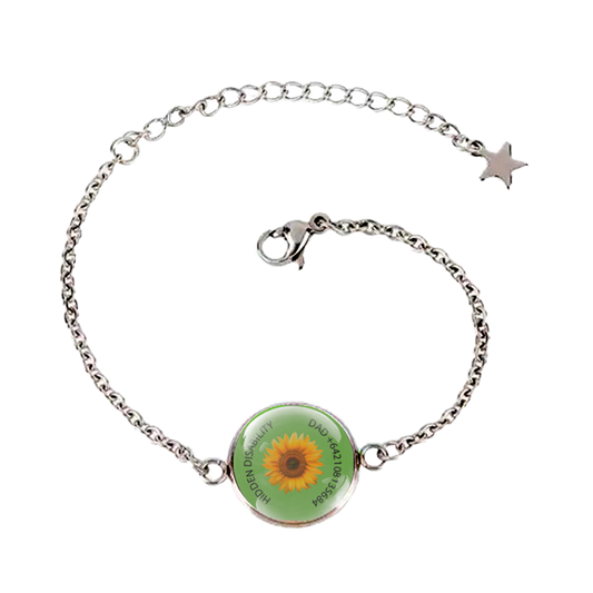 Hidden Disability Bracelet for Young Girls NZ  – Personalised Emergency Contact & Medical ID Jewellery
