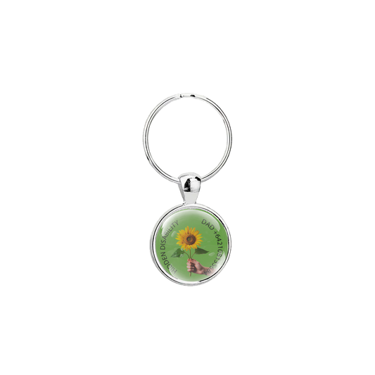 Medical ID & Hidden Disability Keychain NZ | Custom Engraved Safety Tag