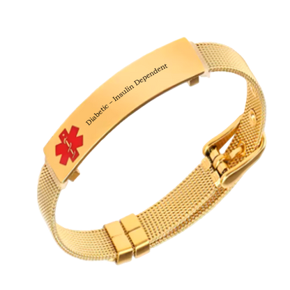 Care bracelet for elderly parents